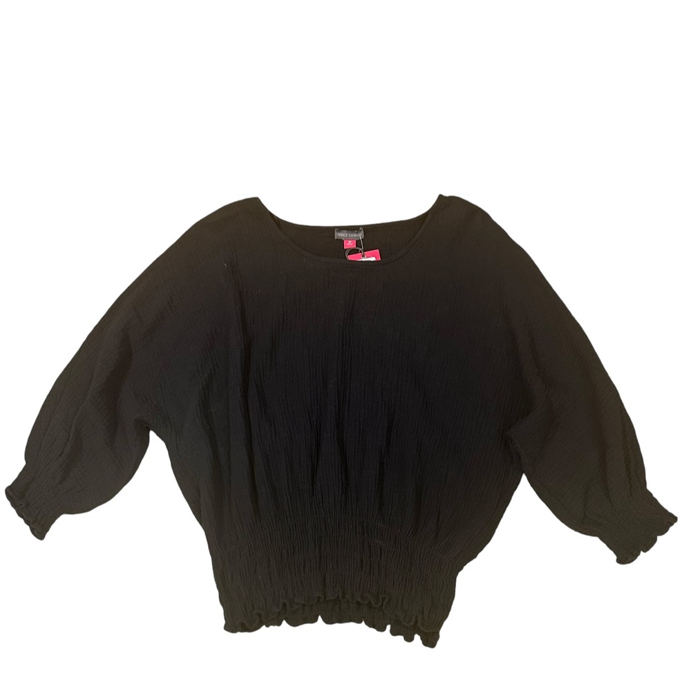 Vince Camuto Summer Heat Smocked Gauze Top, Size Medium. - Picture 11 of 11